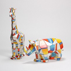 Colorful Giraffe a…