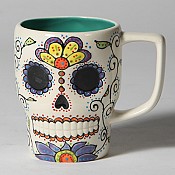 Designed Sugar Skull Mug