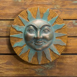 Magic Metallic Sunface Plaque