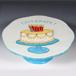 Celebrate Cake Plate