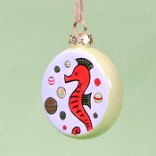 3” Seahorse Ornament