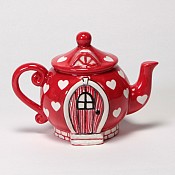 Valentine Teapot Fairy House