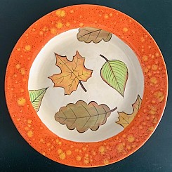 Fall Leaves Plate