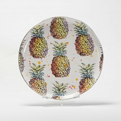Rainbow Pineapple Plate