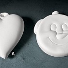 Heart & Snowman Ornament