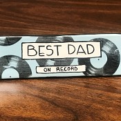 Best Dad Message Plaque