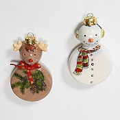 Snowman & Reindeer Ornaments