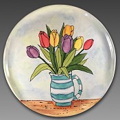 Tulips in a Pitcher