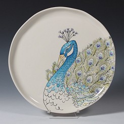 Watercolor Peacock…