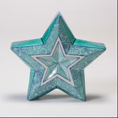 Faceted Blue Star