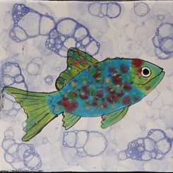 Bubbly Fish Tile