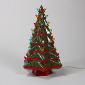 Large Faceted Tree in Crystal Glaze