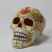 Faceted Day of the Dead Skull