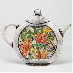 Teapot Floral (E)