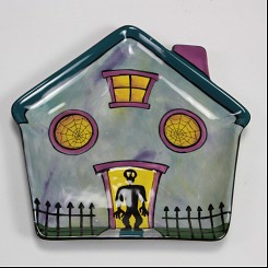 Haunted House Plate