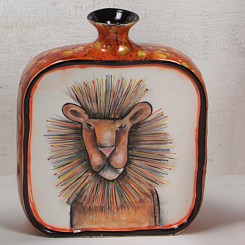 Lion Vase