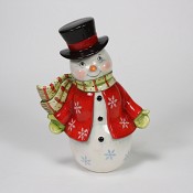 Vintage Snowflake Snowman