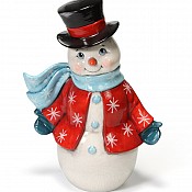 Vintage Crackle Snowman