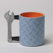 Diamond Plate Wrench Mug