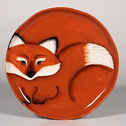 Cuddly Fox Plate