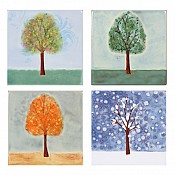 Four Seasons Tree Canvases