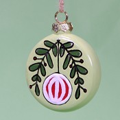 3" Mistletoe Ornament