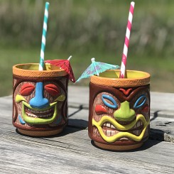 Tiki Luau Cups