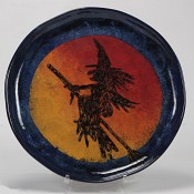 Halloween Witch Plate