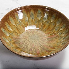 Copper Jade Bowl