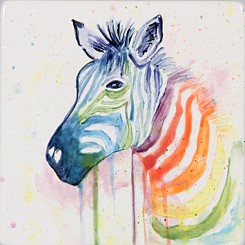 Watercolor Zebra