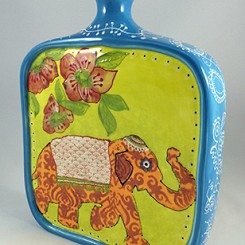 Zen Elephant Vase