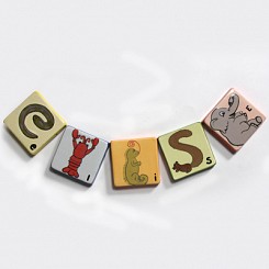 Animal Letters Canvas