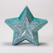 Faceted Blue Star