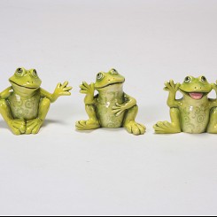 Three Cute Frogs