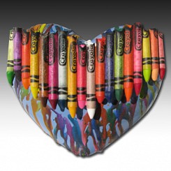 Crayon Heart