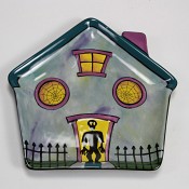 Haunted House Plate