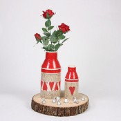 Valentine Milk Can Vases