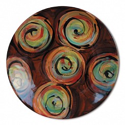 Plate of Swirls